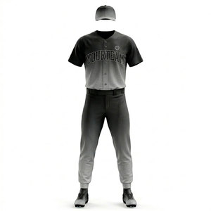 Conjunto de Uniforme de Béisbol para Hombre, Diseño Moderno, Tela Suave, Ligero, Adecuado para Clubes, Escuelas y Deportes de Equipo - Product Image 1