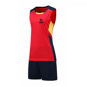 Uniforme de Voleibol Profesional Impreso de Secado Rápido y Transpirable, Nuevo Diseño de Alta Calidad, 100% Poliéster, Estilo sin Mangas - Product Image 1