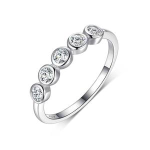 Anillo de Diamante Moissanite de Plata S925 de Alta Calidad, Color D, Certificado GRA, Anillos de Moissanite para Hombre y Mujer - Product Image 1