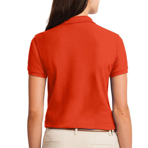 Camiseta polo clásica de algodón transpirable para uso diario en verano, cómoda y de corte regular para mujer - Product Image 3