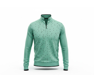 Custom Logo Quarter Zip Running and Training <b>Jacket</b> for <b>Men</b> Women Youth Sportswear Quick Dry Team <b>Pullover</b> - Product Image 2