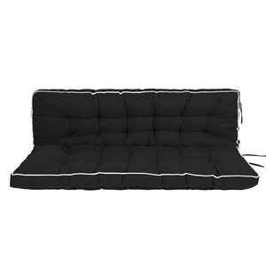 Cuscino per Altalena da Esterno Impermeabile da 55 Pollici, Spessore 4 Pollici, Comodo, con Lacci di Ricambio per Schienale da Portico - Product Image 1