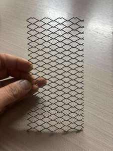 Strong Heavy Duty Galvanized Perforated Metal Sheet Diamond Hole <b>Mesh</b> Roll Security Fencing Safety Partition Wall <b>Screen</b> Sheet - Product Image 2