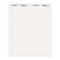 Étiquettes en vinyle auto-laminantes Brady JetTab pour l'identification durable des câbles d'équipement et des échantillons