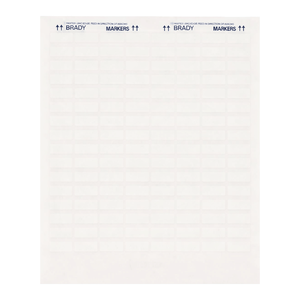 Étiquettes en vinyle auto-laminantes Brady JetTab pour l'identification durable des câbles d'équipement et des échantillons - Product Image 1