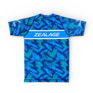 Rashguards personalizados para BJJ, grappling sin gi, MMA, jiu jitsu, con impresión por sublimación, hechos en Pakistán. - Product Image 3