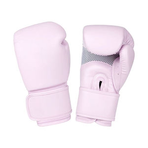 Gants d'entraînement de boxe en soie rose antidérapants avec fermeture auto-agrippante, respirants, unisexes pour adultes et adolescents, arts martiaux - Product Image 2