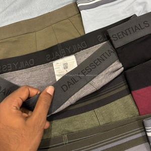 Calzoncillos y Bóxers para Hombre, Tejido de Punto Preencogido, Antiolor, Absorbente de Humedad, Transpirable, Cómodo, para Uso Diario, Mezcla en Existencia - Product Image 1