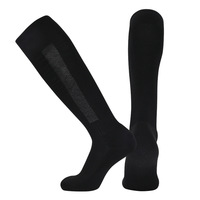 Chaussettes de sport montantes premium respirantes, écologiques, à séchage rapide, en Spandex et Polyester, pour adultes, style hiver, couleur unie
