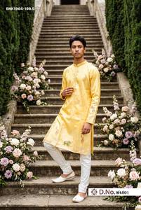 <b>Top</b> Quality Pure Silk/ Jacquard Silk with Embroidery/Weaving & Pintex work Readymade Long Kurta Collection <b>Indian</b> Exporter - Product Image 6