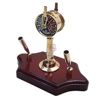 Porte-stylo en laiton à collectionner, Style marin, porte-stylo de styliste nautique, Style Vintage