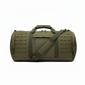 Bolsa de lona clásica de viaje con diseño de tela resistente, asas cómodas para transportar, perfecta para viajes de fin de semana, gimnasio y actividades deportivas. - Product Image 3