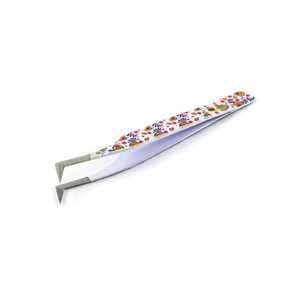 Pinces de beauté pour extensions de cils, poignée souple, acier inoxydable, durables, antistatiques, pointe fine, applicateurs de cils, logo personnalisé - Product Image 2