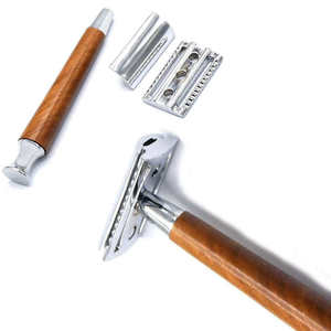 Maquinilla de Afeitar de Seguridad Ajustable para Hombre con Logotipo Personalizado, Maquinillas de Afeitar Clásicas de Doble Filo - Product Image 1