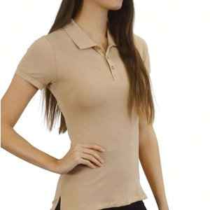 Camiseta polo informal para mujer, Top de verano de manga corta para mujer, estilo elegante, material ligero para golf y tenis, ropa deportiva - Product Image 3