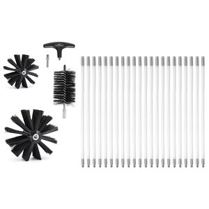 Kit di Pulizia per Condotti di Asciugatrice da 30 Piedi, 22 Pezzi, 3 Misure, Spazzole Flessibili per Rimozione Pelucchi, Spazzole Rinforzate in Nylon per Pulizia Condotti - Product Image 1