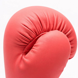 Driftwear Impex Custom OEM/ODM Coral Pink Lace Boxing Gloves 10oz 12oz 14oz 16oz Custom Logo <b>Synthetic</b> <b>Leather</b> Training Gloves - Product Image 4