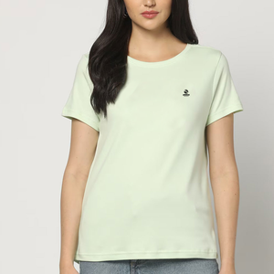 Wholesale Hot Sale High Quality Women <b>Ladies</b> Custom Print logo 100% Blank Plain Women T-Shirts - Product Image 5