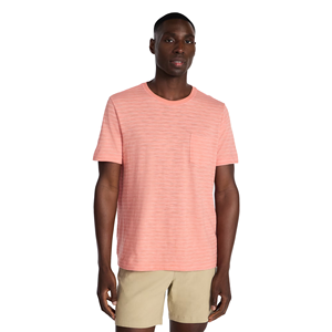 OEM Premium Quality Fashionable Plus Size Men's O-Neck Casual Quick Dry 100% Cotton Single Jersey Custom Striped T-shirt From BD - Product Image 5