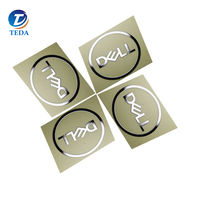 Autocollant de transfert UV 3d OEM Logo en métal pour four à micro-ondes Produits pour engins de pêche Lettres gaufrées 3D Autocollant en nickel électroforme