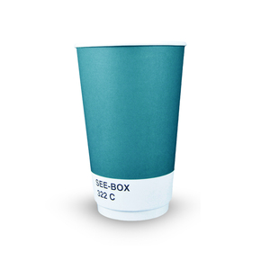 Customizable Disposable 8~20oz Double Wall Recyclable Food Grade Paper Cups with Custom <b>Printed</b> Branding for <b>Coffee</b> - Product Image 6