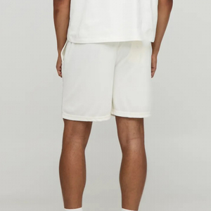 YOURBRAND Shorts Bermuda en Coton Blanc pour Hommes avec Logo Brodé et Cordon de Serrage, Shorts de Sport Décontractés - Product Image 5