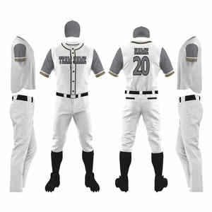 Uniforme de baseball pour hommes très demandé en hiver, respirant, à manches courtes, design personnalisable, haute qualité - Product Image 3