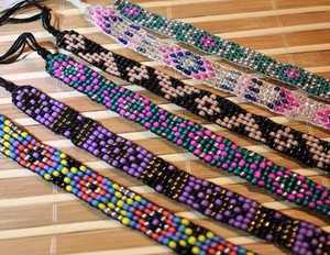 สร้อยข้อมือลูกปัดทำมือ ลายหินหลากสี สำหรับทำสร้อยข้อมือ NOUSHAD HANDICRAFTS รุ่น NH-708 รับรองโดย IGI Uttar - Product Image 5