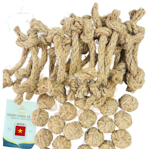 TAKIMEX Coconut Husk Rope Top vente friandise pour chien produit naturel Corde de coco jouet à mâcher pour chiens prix bon marché - Product Image 3