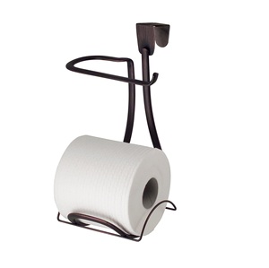 Standing Freestanding Eco-Friendly Modern Metal Toilet <b>Paper</b> & Tissue Holder for Bathroom and <b>Kitchen</b> Use - Product Image 3