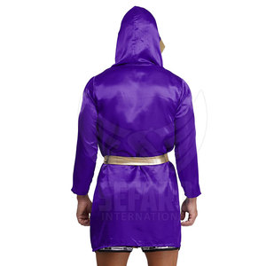 Wholesale Jiu Jitsu Kimono Boxing <b>Robes</b> Customized Logo Boxing <b>Robes</b> Latest Design Boxing <b>Robes</b> - Product Image 3
