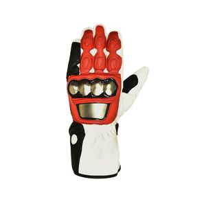 Gants de course moto en cuir sur mesure |   Gants de protection anti-choc pour les poignets, avec paume antidérapante, imperméables, protection UV et réglables - Product Image 3