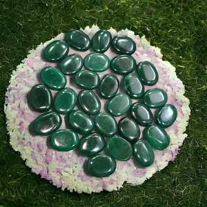 Pierres de méditation en cristal de qualité supérieure pour l'anxiété, ensembles de cristaux ovales sculptés à la main et polis (Améthyste, Lapis-lazuli rose), pierres naturelles pour la décoration intérieure - Product Image 5