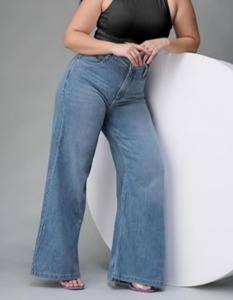 Abdul Royal World Export Women's <b>Boot</b> Cut Denim Jeans Cotton Fabric Eco-Friendly Color Fade Proof Mid Waist Regular Fit Vintage - Product Image 3