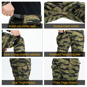 Pantalon de chasse camouflage pour homme avec genouillères, imperméable, vêtements d'extérieur, équipement tactique d'hiver - Product Image 3