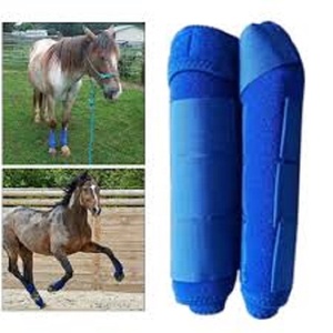 Bottes de protection pour chevaux de qualité supérieure, couleur unie, tissu respirant en maille, protection des jambes, entraînement équestre, durables, légères - Product Image 5