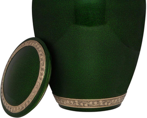 Urnas funerarias de latón de alta calidad hechas a mano para hombres y mujeres, urnas decorativas. - Product Image 6