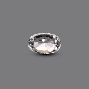 Oval Cut 4.7 Carat Lab Created White Zircon Loose Gemstone for Fine Jewelry - Product Image 2