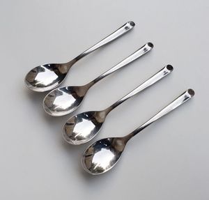 Cuchara de Postre de Acero Inoxidable de Alta Calidad Hecha a Mano, Cubertería Artesanal, Cuchara Más Vendida para Restaurantes, Hoteles, Festivales y Fiestas - Product Image 4