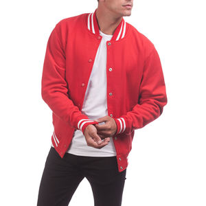 Men's Premium Winter Knitted Letterman Jacket Casual Style Stand Collar <b>Covered</b> <b>Button</b> Closure Quick Dry Breathable - Product Image 3