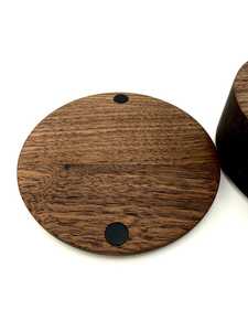 Wooden Salt Jar Premium Wooden Spice Jar with Lid Decorative Seasoning Holder <b>for</b> Salt Sugar Herbs and Everyday <b>Kitchen</b> Use - Product Image 3