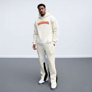 Servicio OEM/ODM, Conjunto Deportivo Informal de Invierno con Capucha para Hombre, Corte Regular, 100% Algodón, Logotipo y Diseño Personalizados - Product Image 1