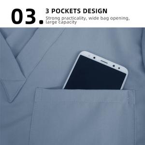 Uniforme Quirúrgico Médico con Logotipo Personalizado al por Mayor, Pantalones Elásticos de Alta Calidad, Uniformes de Enfermera Antiarrugas - Product Image 3