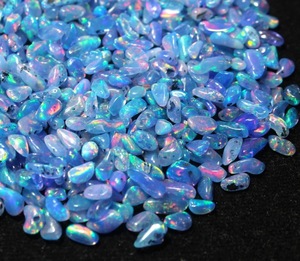 Opale violette polie brute, opale fumée traitée, opale naturelle d'Éthiopie Welo, pierre précieuse en vrac pour la fabrication de bijoux - Product Image 2