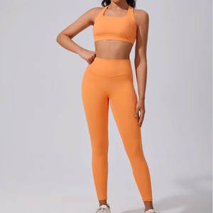 Ensemble de yoga pour femmes, haut de gamme, respirant, léger, tendance, confortable, performance optimale, meilleur fournisseur, vêtements de course et de fitness - Product Image 1