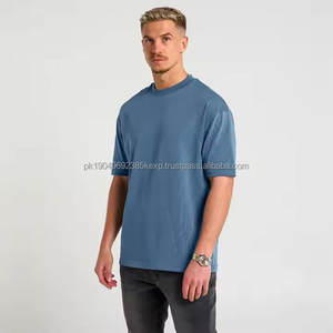 T-shirt unisexe vintage 100 % coton personnalisé en gros, coupe oversize, style streetwear décontracté pour hommes et femmes - Product Image 4