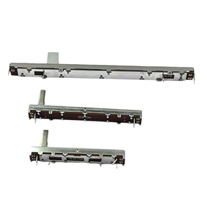 Favor Union Best Seller Alta calidad 100mm Single & Dual Gang Rotary Potenciómetro Reóstatos Factory Travel Metal Shaft Slide - Product Image 6