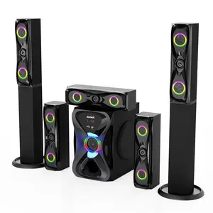 Toptan kanal ev sineması Stereo sistemi 5.1 Subwoofer hoparlör Surround ses hoparlörü