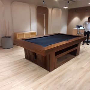 โต๊ะพูล 2 in 1 สุดหรู โต๊ะบิลเลียดดีไซน์ทันสมัย สำหรับใช้ในบ้าน โรงแรม คลับ เพื่อความบันเทิง - Product Image 4