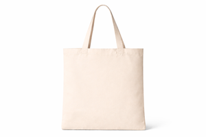 Sac fourre-tout en toile de coton 300 g/m² avec longues poignées, écologique, réutilisable, pour le shopping, impression personnalisée Good Vibes, vente en gros - Product Image 4